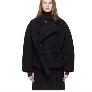 LEMAIRE Short Asymmetrical Bathrobe Coat